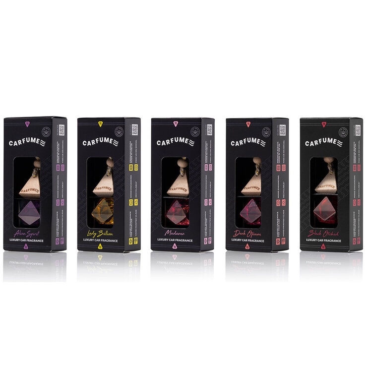 Carfume Perfume Car Air Freshener Bundle 5 Pack Carfume Perfume Car Air Freshener Bundle 5 Pack