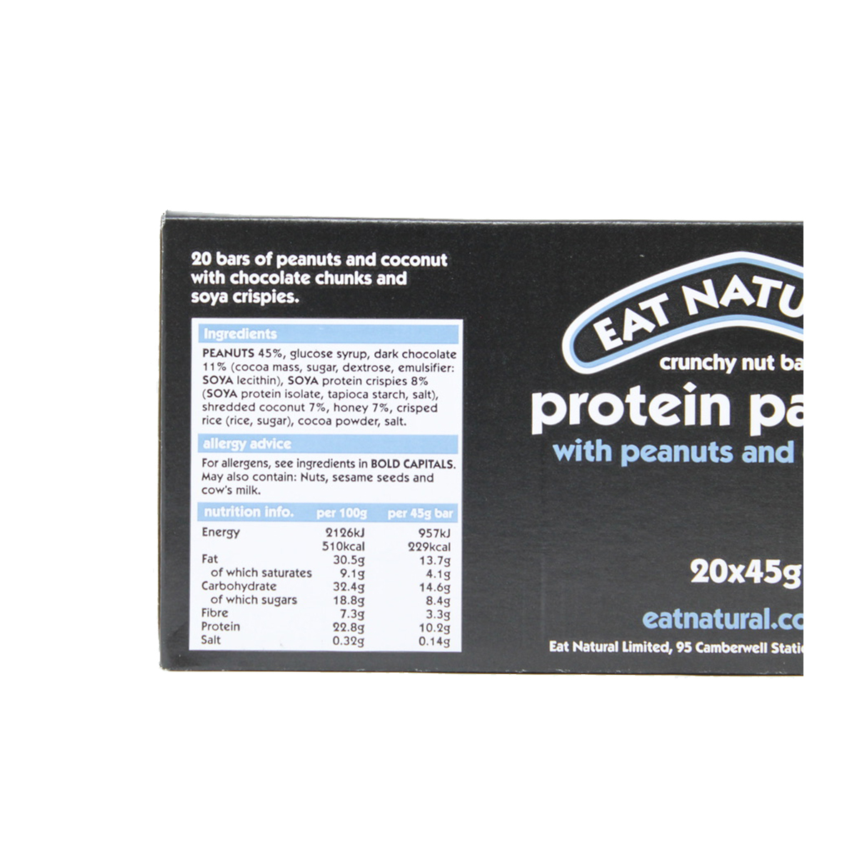 Eat Natural Protein Peanut & Chocolate Bars, 20 x 45g
