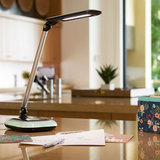 OttLite Wellness Glow Desk Lamp in Black