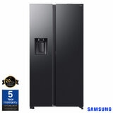 Samsung Bespoke RS80F66KBFEU Side by Side Fridge Freezer, B Rated in Black Samsung Bespoke RS80F66KBFEU Side by Side Fridge Freezer, B Rated in Black
