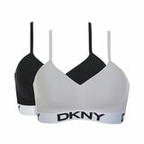 DKNY Ladies Wireless Plunge Bra, 2 Pack