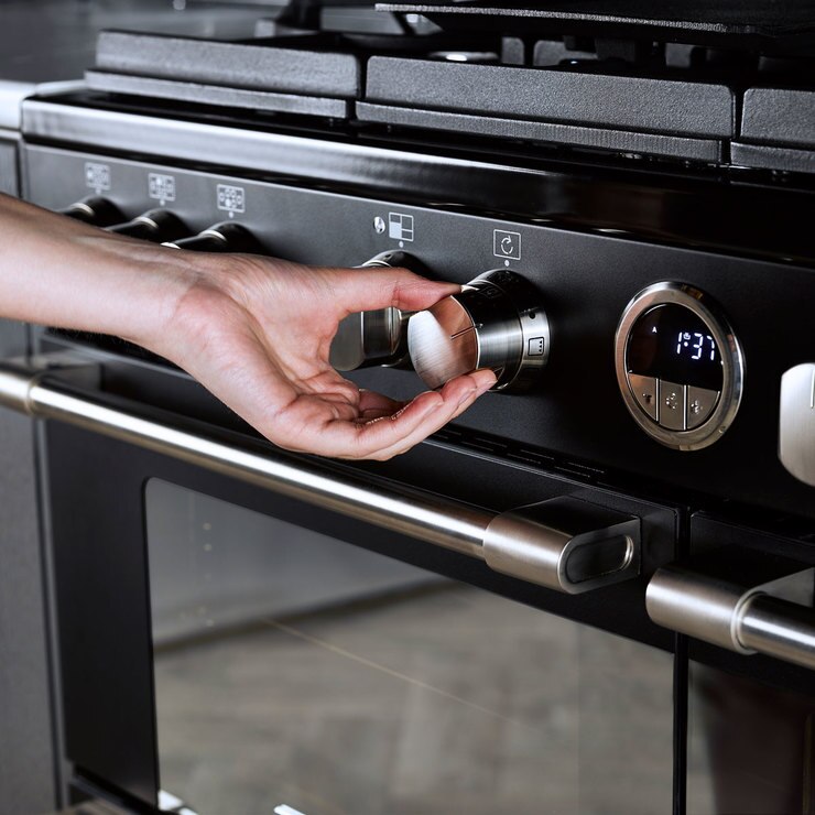 Stoves Richmond S1000G, 100cm Gas Range Cooker A Rating in Black