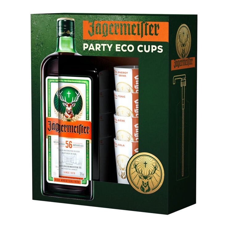 Jagermeister Eco Cup Party Pack, 1.75L Jagermeister Eco Cup Party Pack, 1.75L