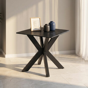 Indus Valley Arden Black Ceramic Side Table