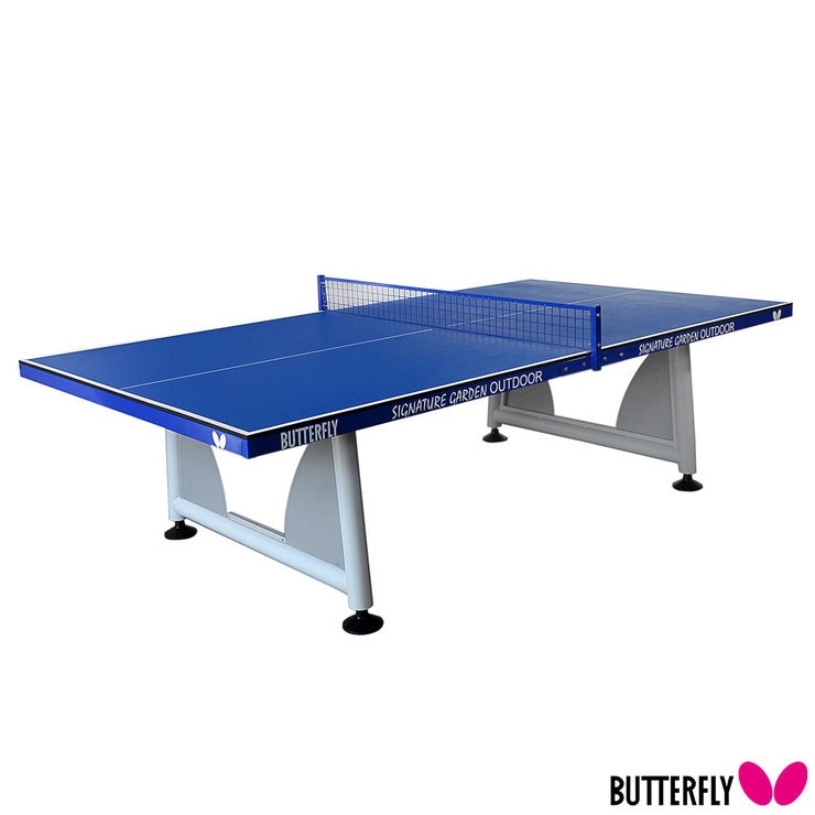 Butterfly Signature Outdoor Garden Table Tennis Table With 2 Bats And 3 Balls Costco Uk