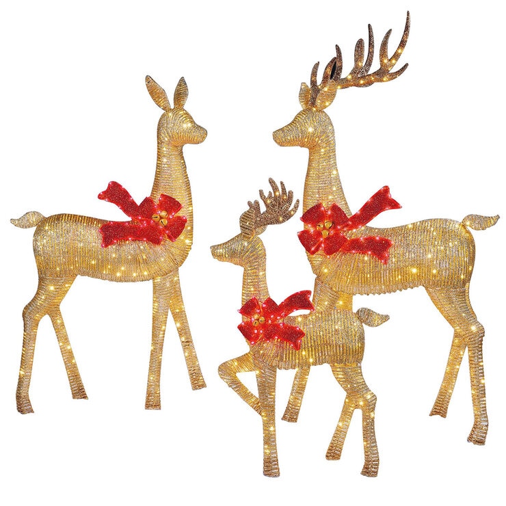 3pc Deer Family (Gold)