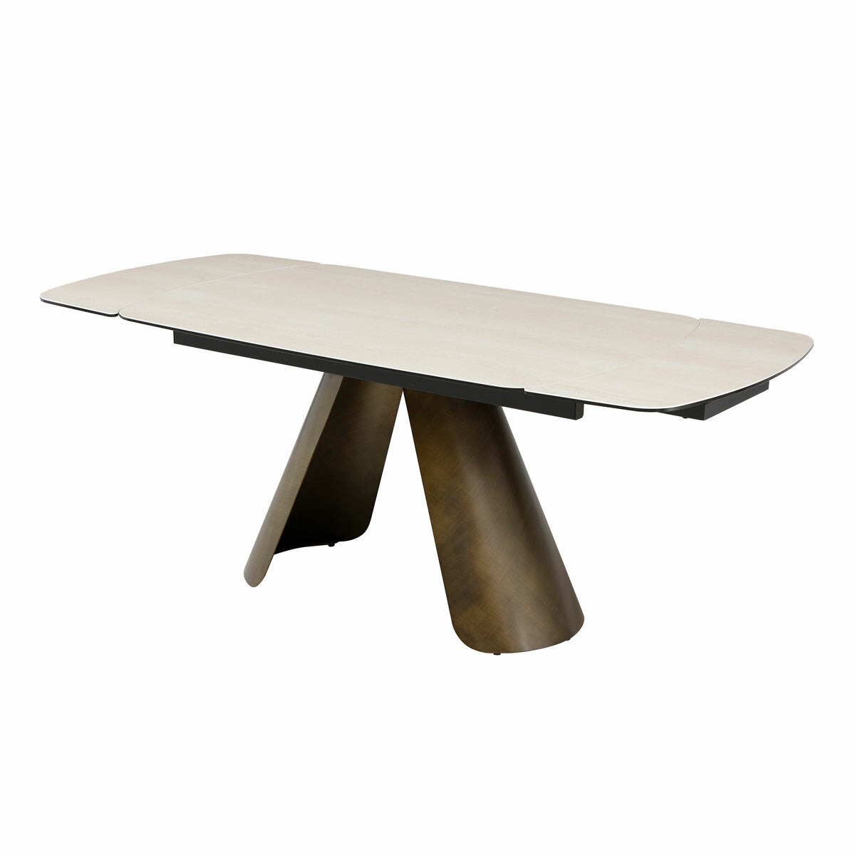 Albania Ceramic Extending Dining Table + 6 Grey Chairs, Seats 6-8 Albania Ceramic Extending Dining Table + 6 Grey Chairs, Seats 6-8