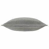 Furn Meridian Grey Velvet Feather Fill Cushion, 45 x 45 cm