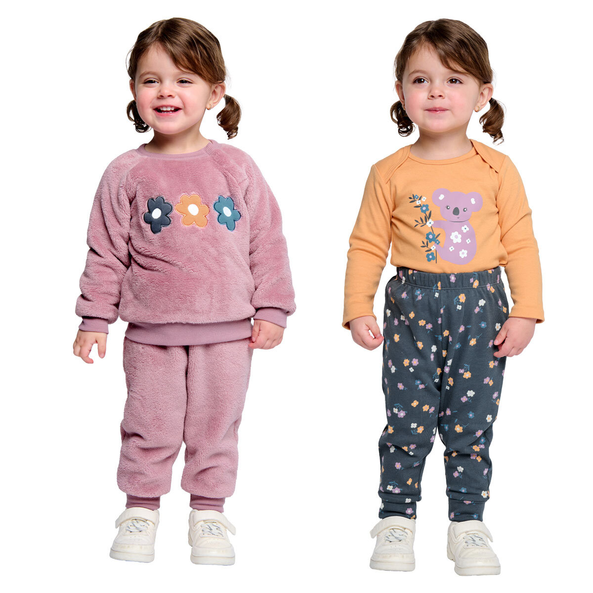 Pekkle 4 Piece Infant Set in Flowers