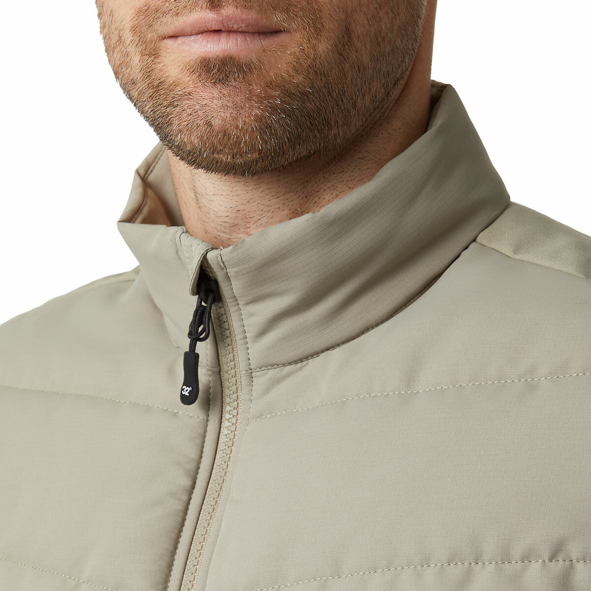 32 Degrees Mens Mixed Media Vest