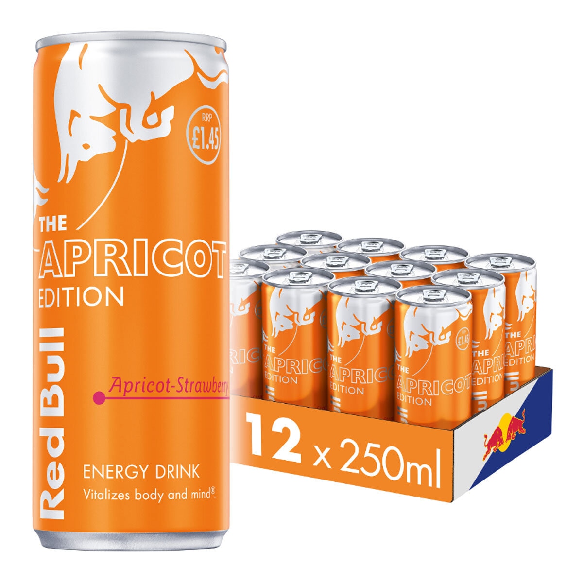 12 Cans of Red Bull Apricot Edition