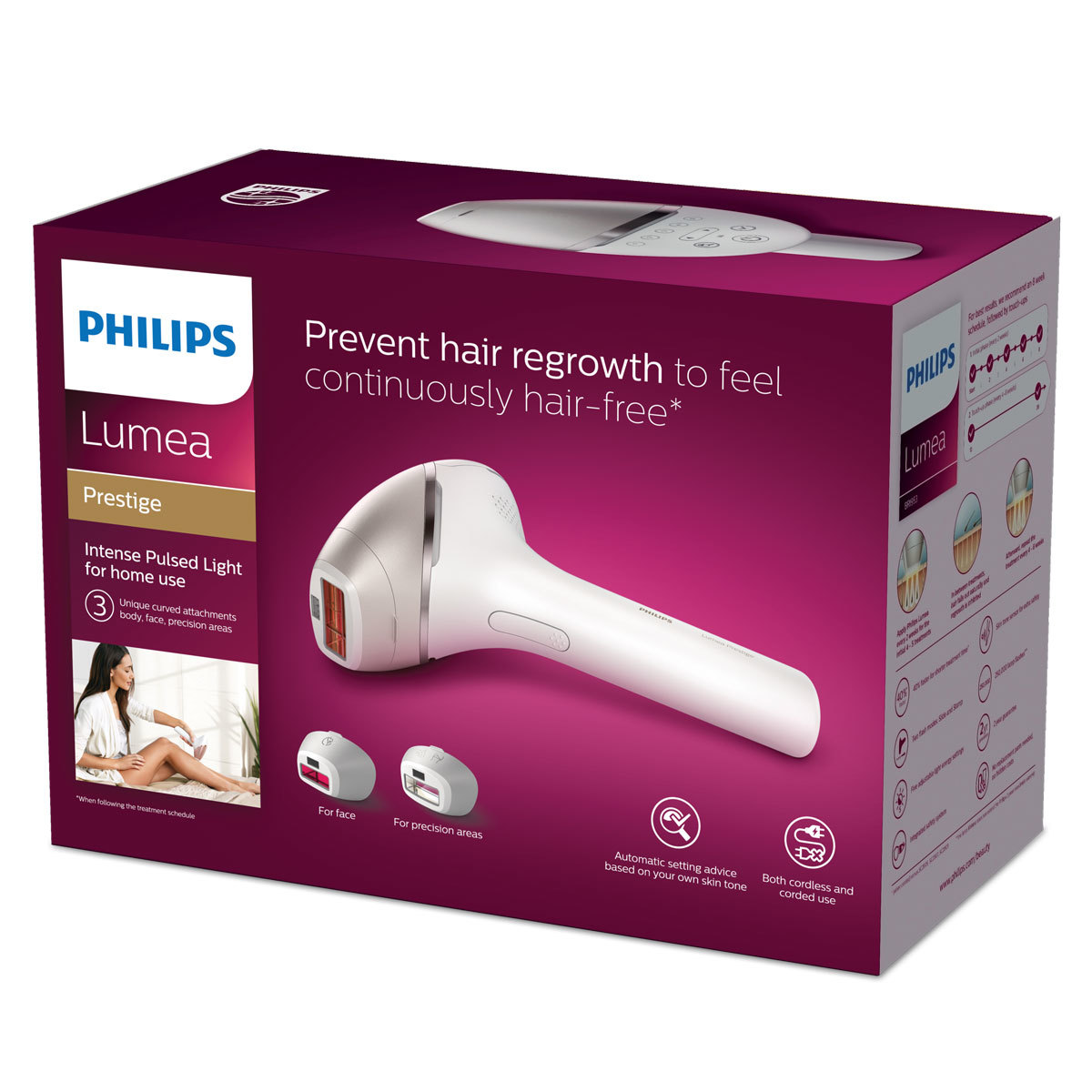 Philips Lumea Prestige IPL Hair Removal Device BRI953/00