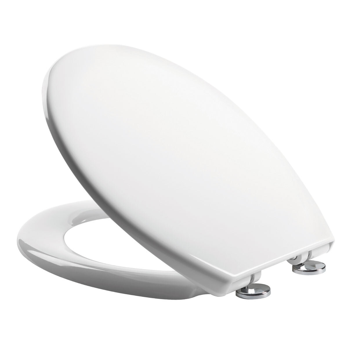 Cut out image of toilet seat on white background