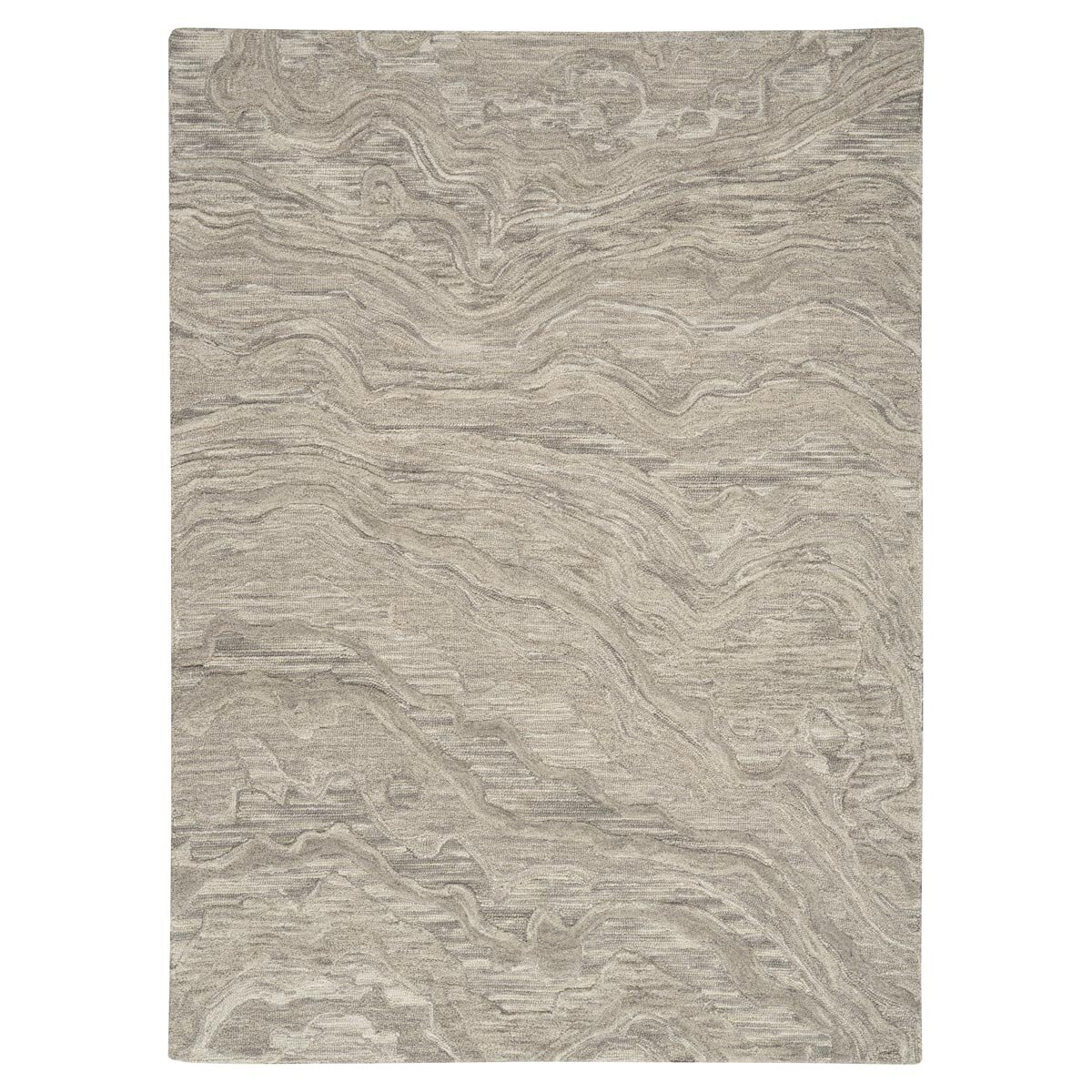 Nourison Graceful Rug in Grey, 160 x 221 cm