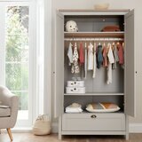 Tutti Bambini Verona Wardrobe, Grey & Oak