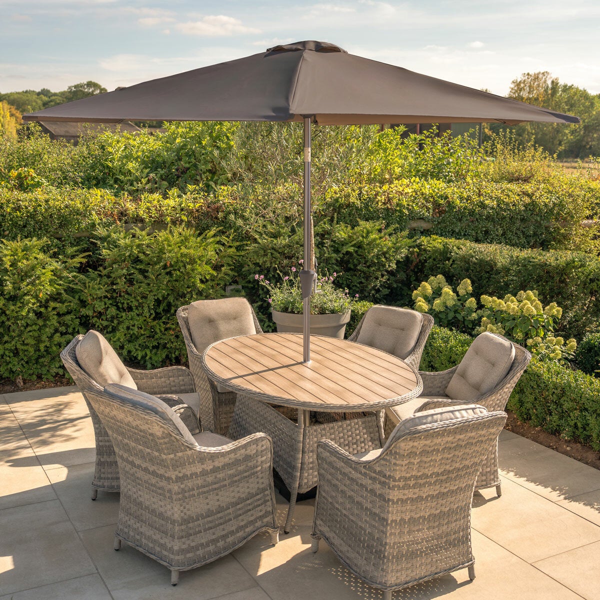 Kettler Lomond 6 Piece Wicker Dining Set Kettler Lomond 6 Piece Wicker Dining Set