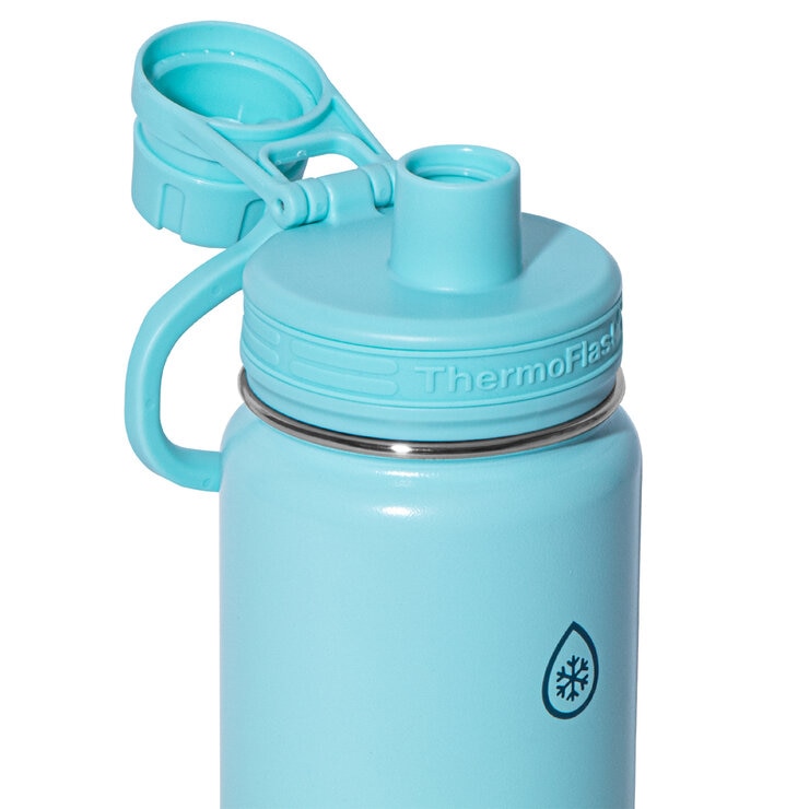 Thermoflask 2 Pack Water Bottle 24oz Ocean Waves & Lemonade