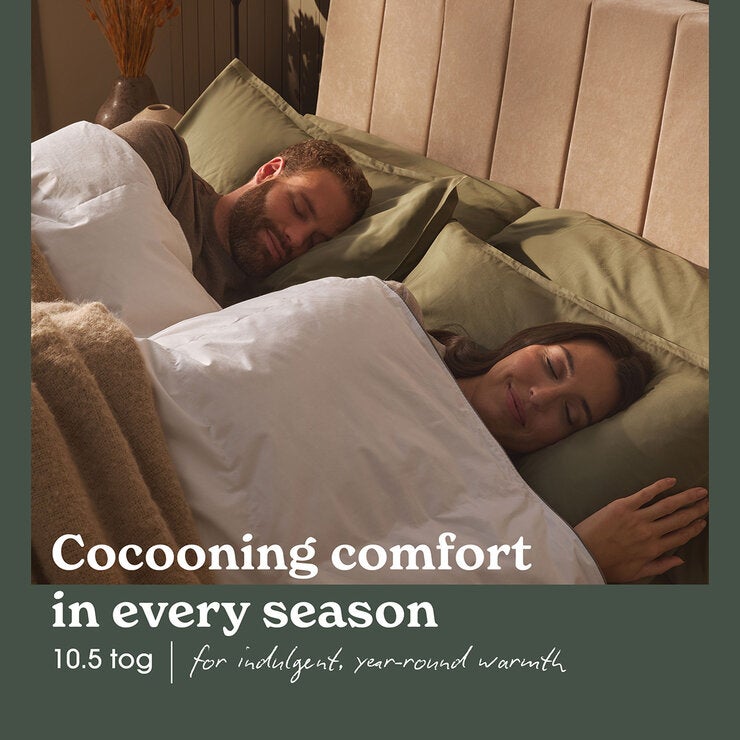 Sleepeezee Natural Feather and Down 10.5 Tog Duvet In 3 Sizes Sleepeezee Natural Feather and Down 10.5 Tog Duvet In 3 Sizes