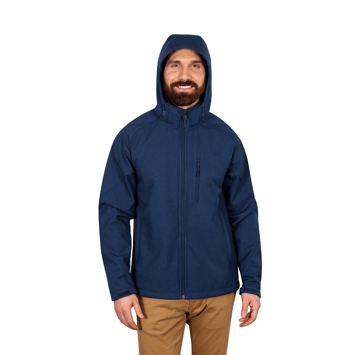 Kirkland Signature Sherpa Lined Men's Softshell Jacket with Detachable