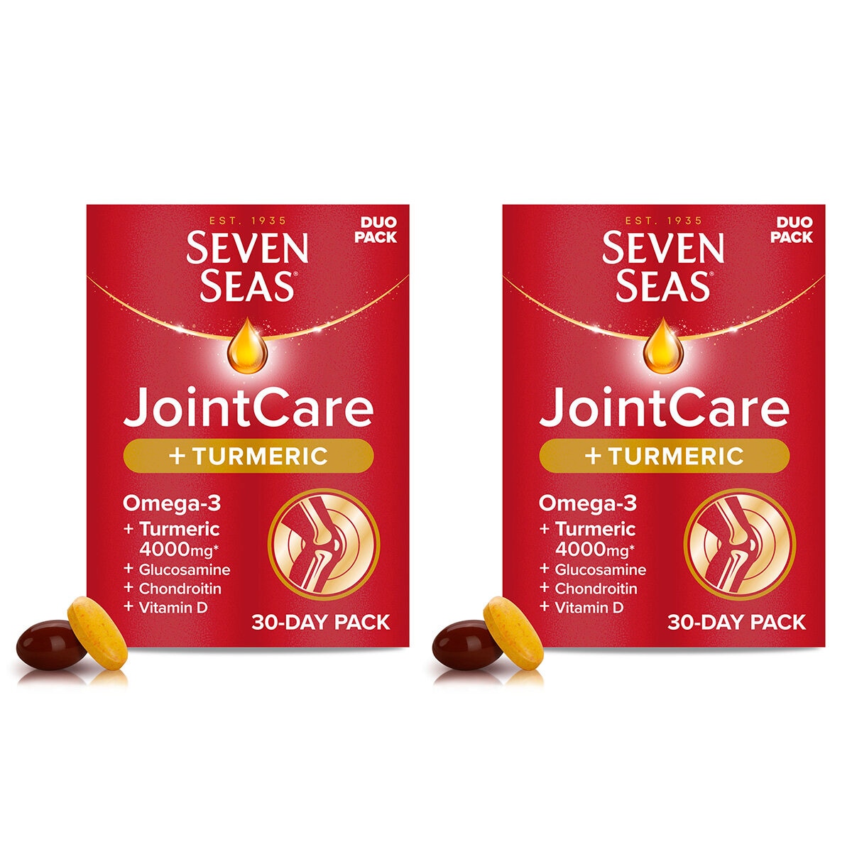 Seven Seas Joint Care & Turmeric, 2 x 60 Count