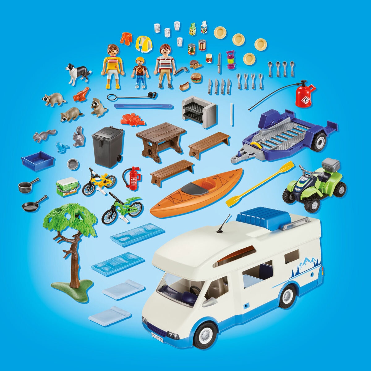 PLAYMOBIL Family Fun Camping Adventure 4 Years Costc