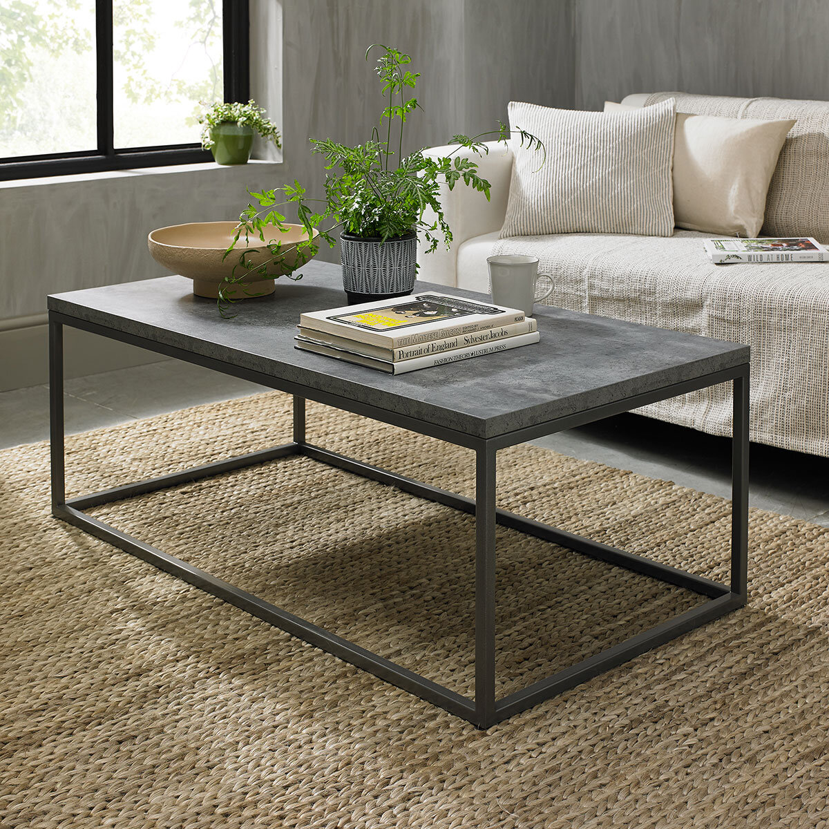 Bentley Designs Lazio Grey Coffee Table Costco UK
