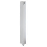 Linear radiator on white background