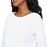 Kirkland Signature Ladies Boatneck Tee in White