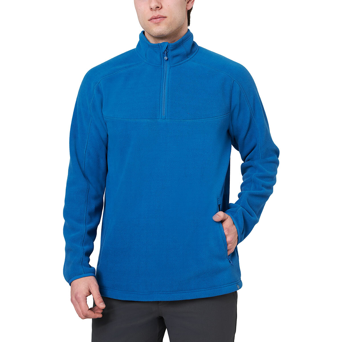 Mondetta Mens Quarter Zip Pullover in Blue | Costco UK