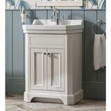 Tavistock Abbot 61.0 cm Floor Mounted Vanity Unit in White
