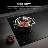 Hisense Hi8 HI6443BSCWF 60cm Induction Hob with Area Flex, in Black