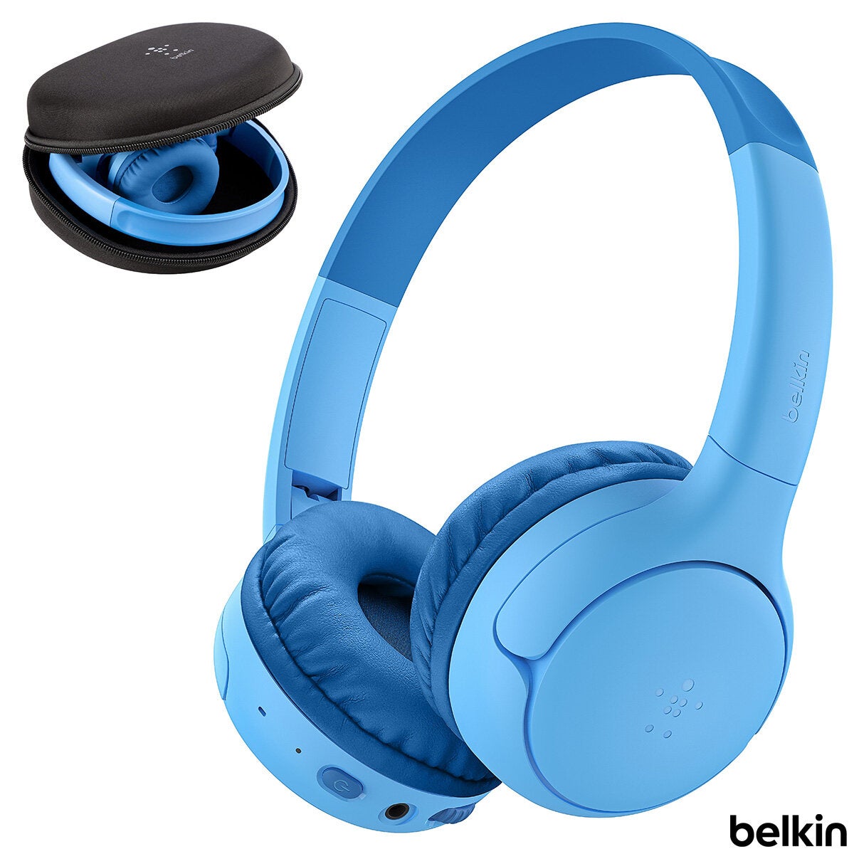 Buy Belkin Soundform Mini 2 Wireless Kids Headphones with Travel Case in Blue at Costco.co.uk Buy Belkin Soundform Mini 2 Wireless Kids Headphones with Travel Case in Blue at Costco.co.uk