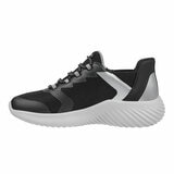 Skechers Kids Swift Fit Bounder Trainer in Black/Grey