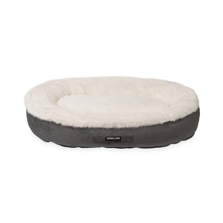 Kirkland Signature Oval Cuddler Pet Bed (42"x 46"), 107cm x 117cm in Charcoal Kirkland Signature Oval Cuddler Pet Bed (42"x 46"), 107cm x 117cm in Charcoal