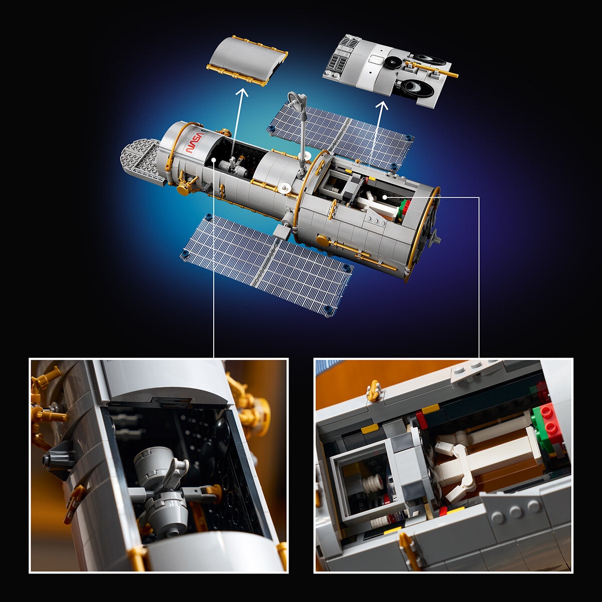 LEGO Icons NASA Space Hubble Telescope - Model 11382 (18+ Years) LEGO Icons NASA Space Hubble Telescope - Model 11382 (18+ Years)