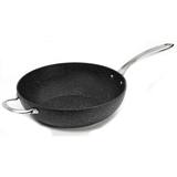 Starfrit The Rock 32cm Wok with Glass Lid