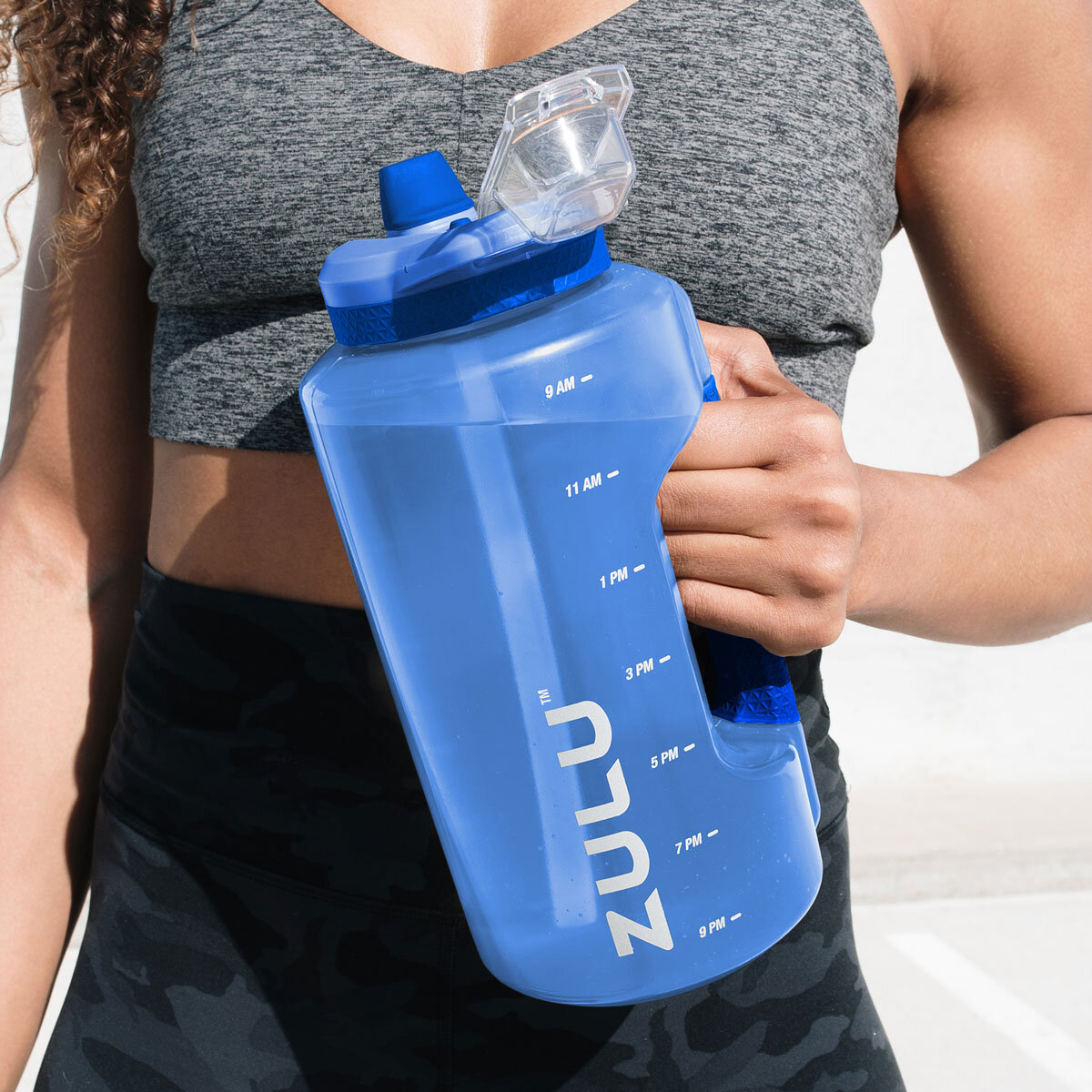 Zulu Motivational Water Bottle 1.8L, 2 Pack