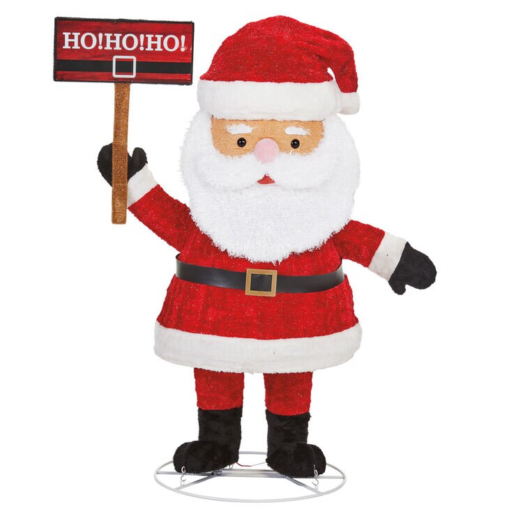 Buy 4pc Snowman, Santa, Moose, Penguin Close up Image at costco.co.uk