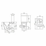 Tavistock Curve Open Back Toilet With Cistern And Seat Tavistock Curve Open Back Toilet With Cistern And Seat