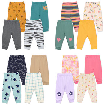 Pekkle Children's 4 Pack Pant in 4 Designs and 5 Sizes