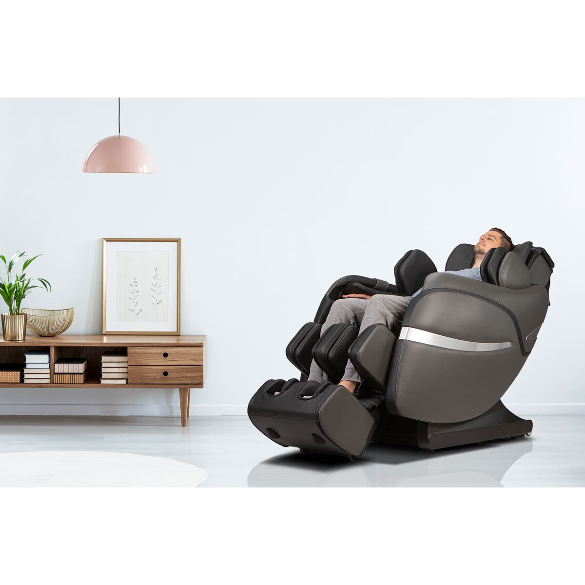 Positive Posture Brio Sport Massage Chair in Grey Costc