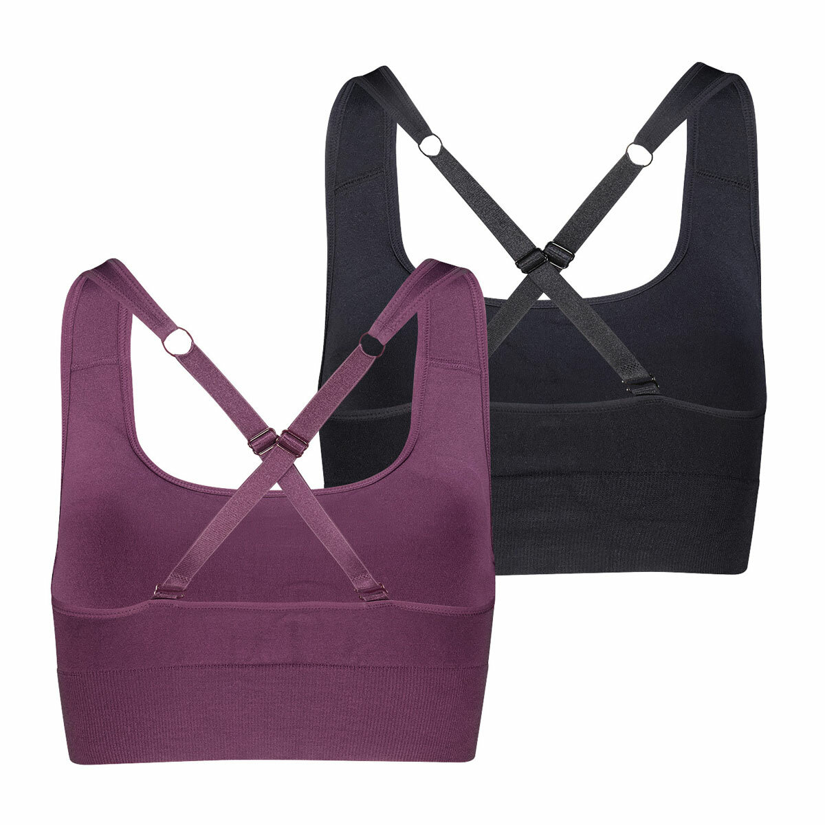 Puma Square Neck Sports Bra 2 Pack Puma Square Neck Sports Bra 2 Pack