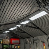 Lifetime 19ft x 7ft (5.7 x 2.1m) Outdoor Storage Shed - Model 60522