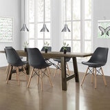 Bayside Furnishings Eiffel Dining Chairs, 2 Pack
