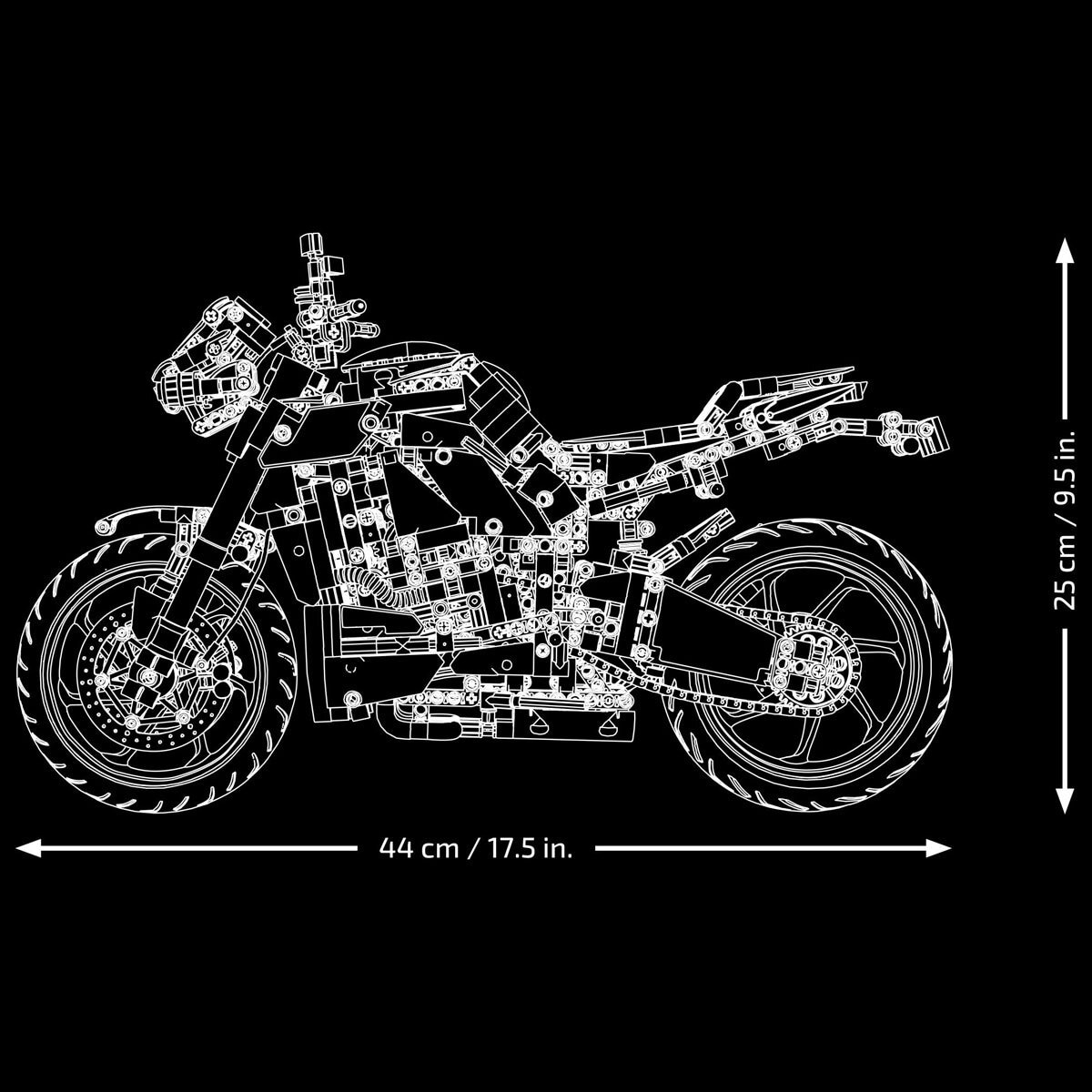 Buy LEGO Technic Yamaha MT - 10 SP Dimensions Image at Costco.co.uk