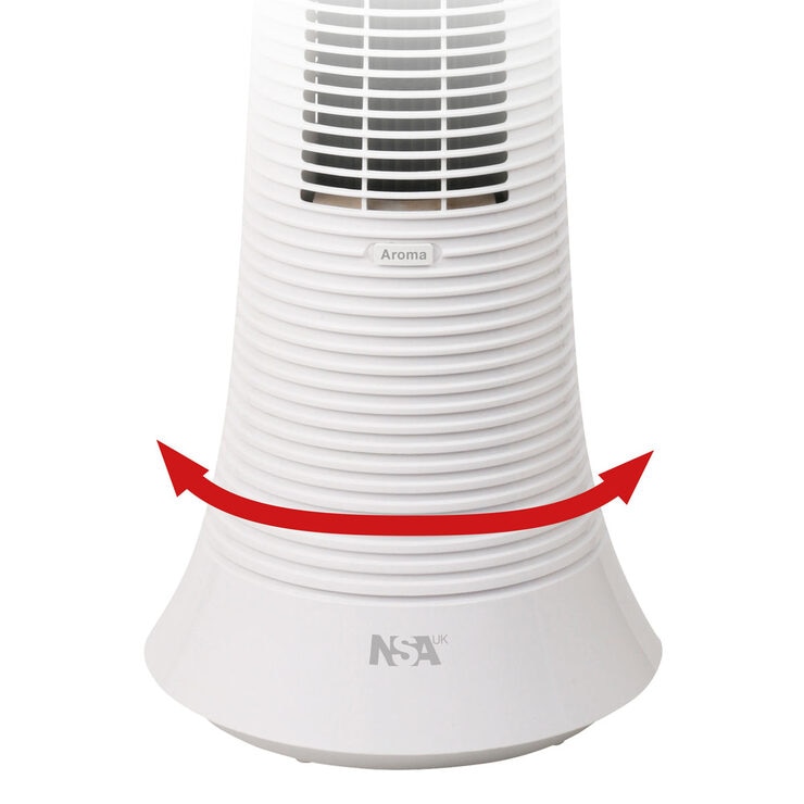 NSA Column Fan With Remote Control White, TFDC-60-RC/W NSA Column Fan With Remote Control White, TFDC-60-RC/W