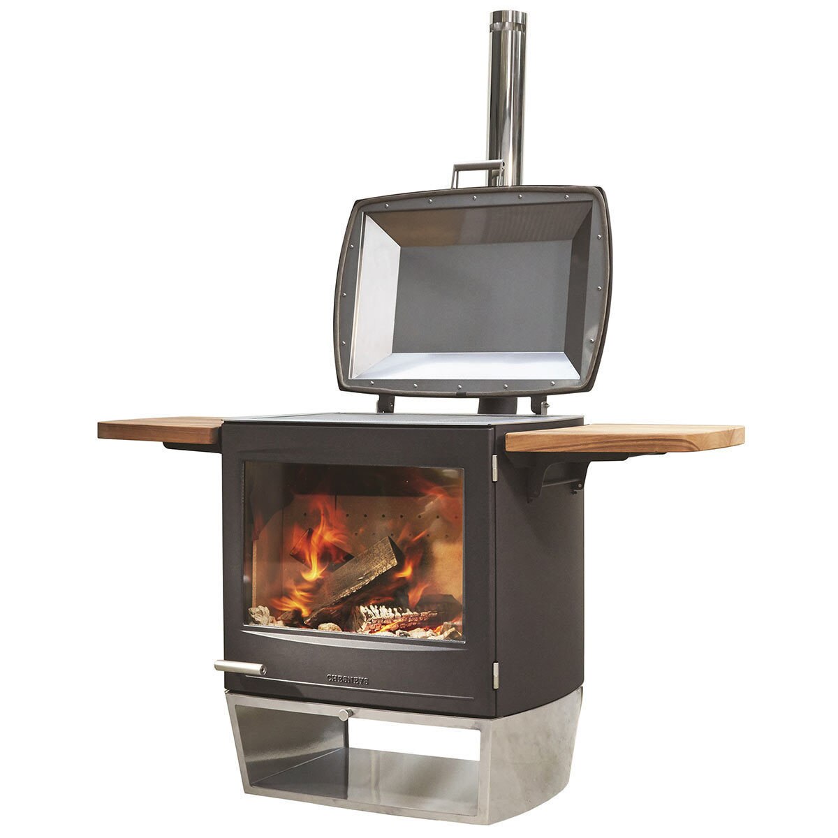 Installed Chesneys Garden Party Outdoor Heater and Barbecue Costco UK