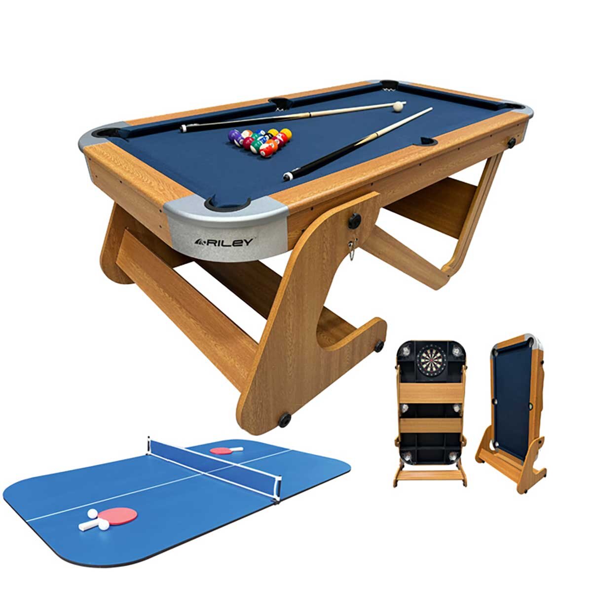 Riley 4 in 1 Folding Multi Games Table
