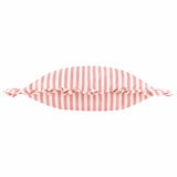 Wylder Millie Ruffle Pink Striped Indoor Outdoor Cushion, 50 x 50 cm