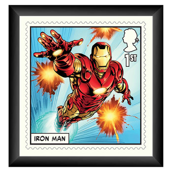 Marvel Iron Man Framed Royal Mail® Collectable Stamp Print